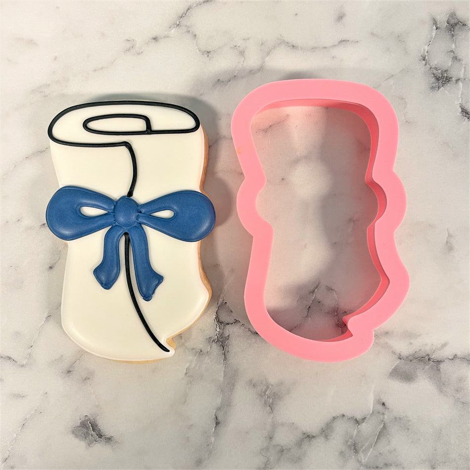 Grad Diploma Rolled Cookie Cutter