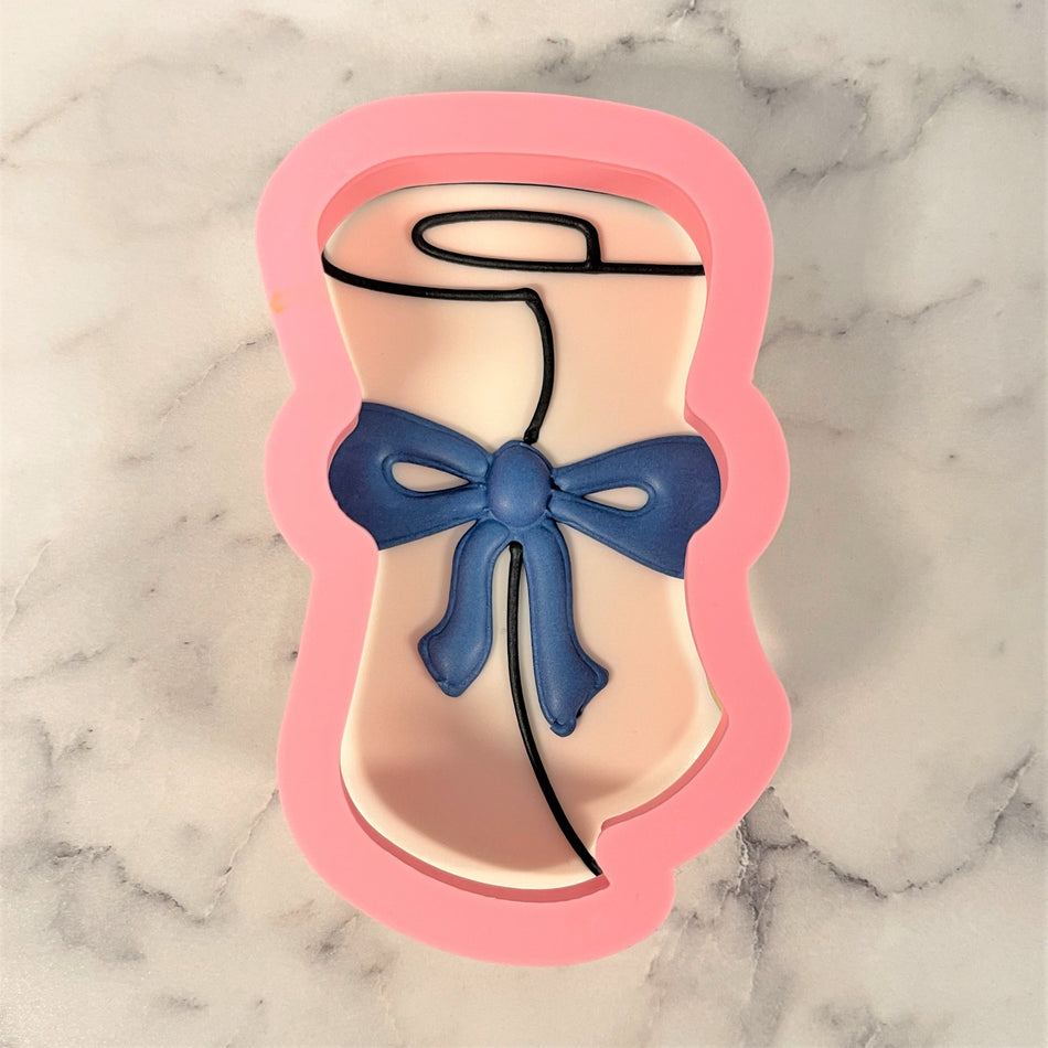 Grad Diploma Rolled Cookie Cutter