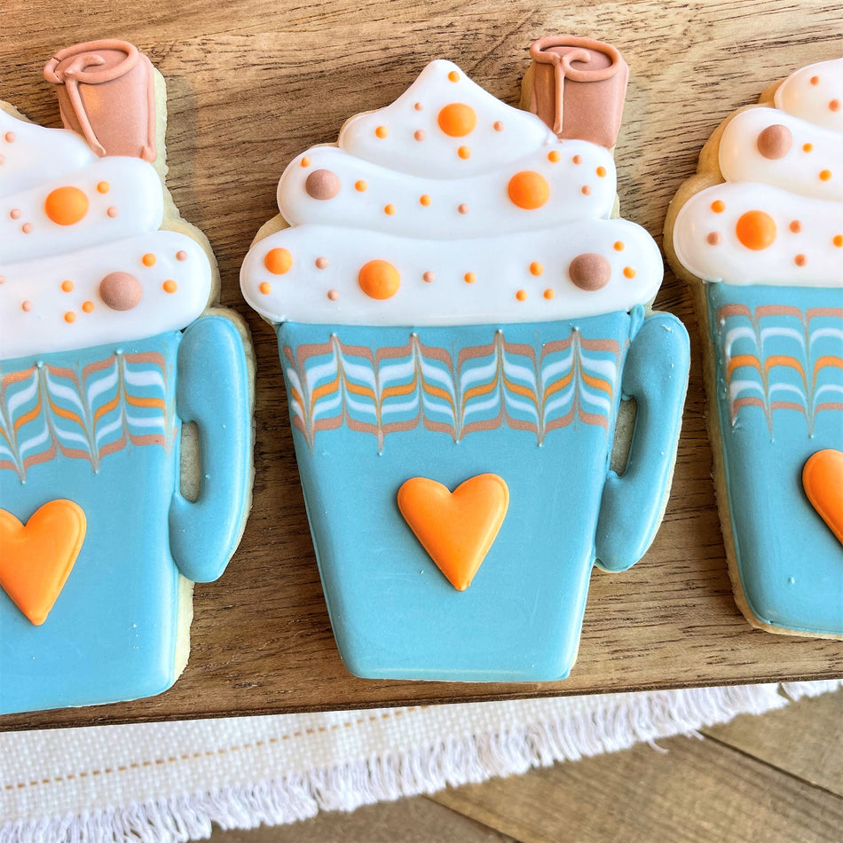 Latte Cup with Whipped Cream Cookie Cutter