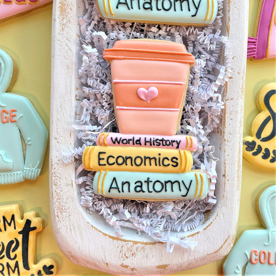 Back to College Cookie Cutter Set with Stencil