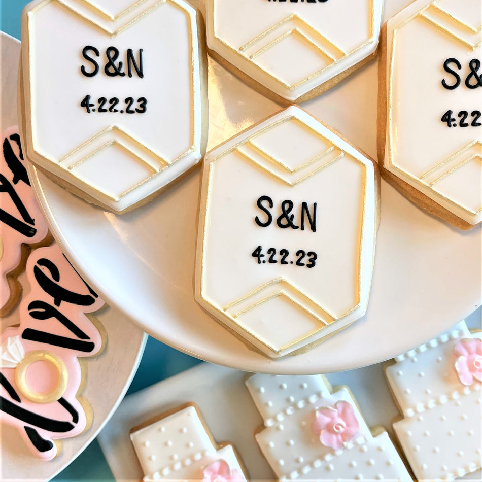 Hexagon Long Plaque Cookie Cutter