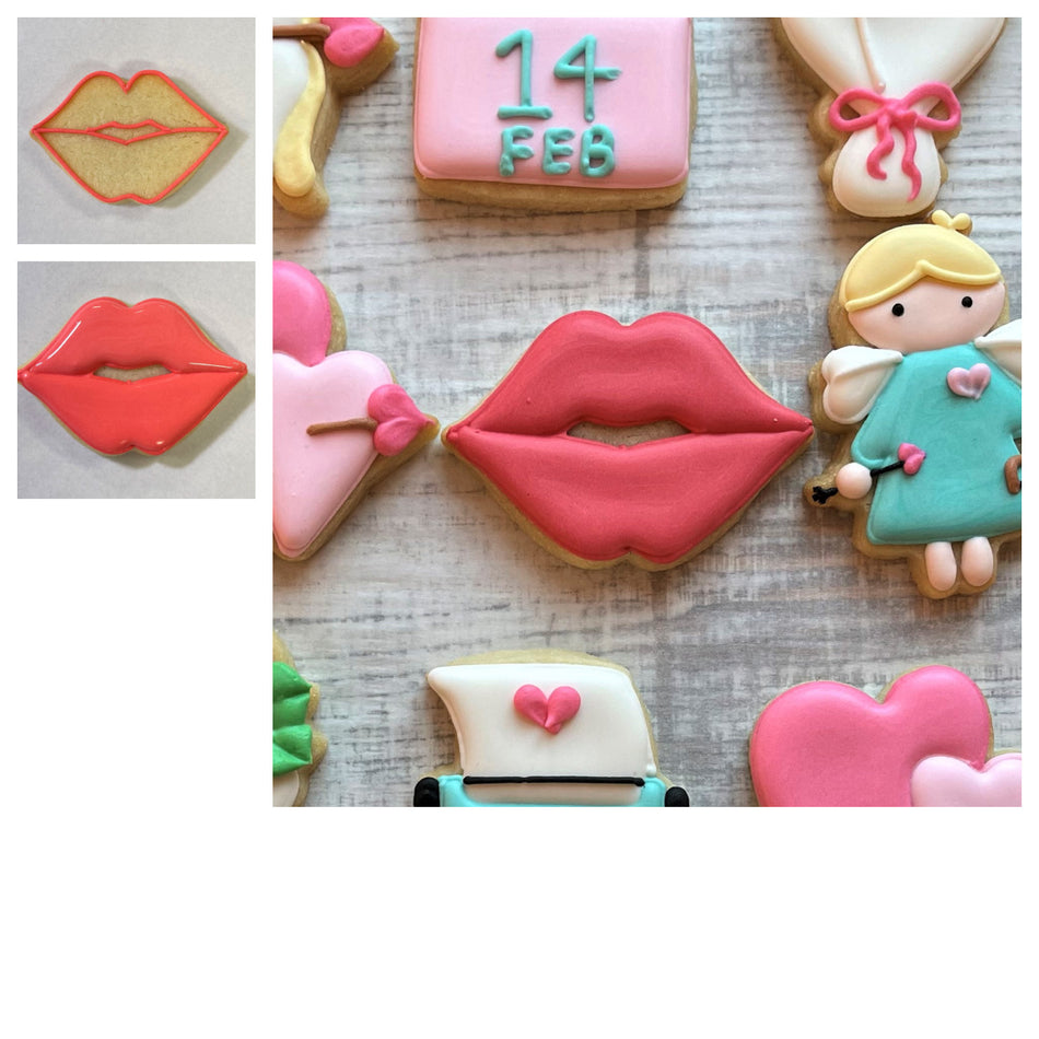 Mini Puckered Lips Cookie Cutter
