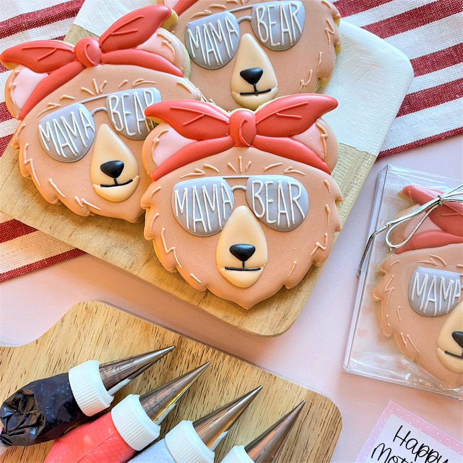 Mama Bear Face Cookie Cutter