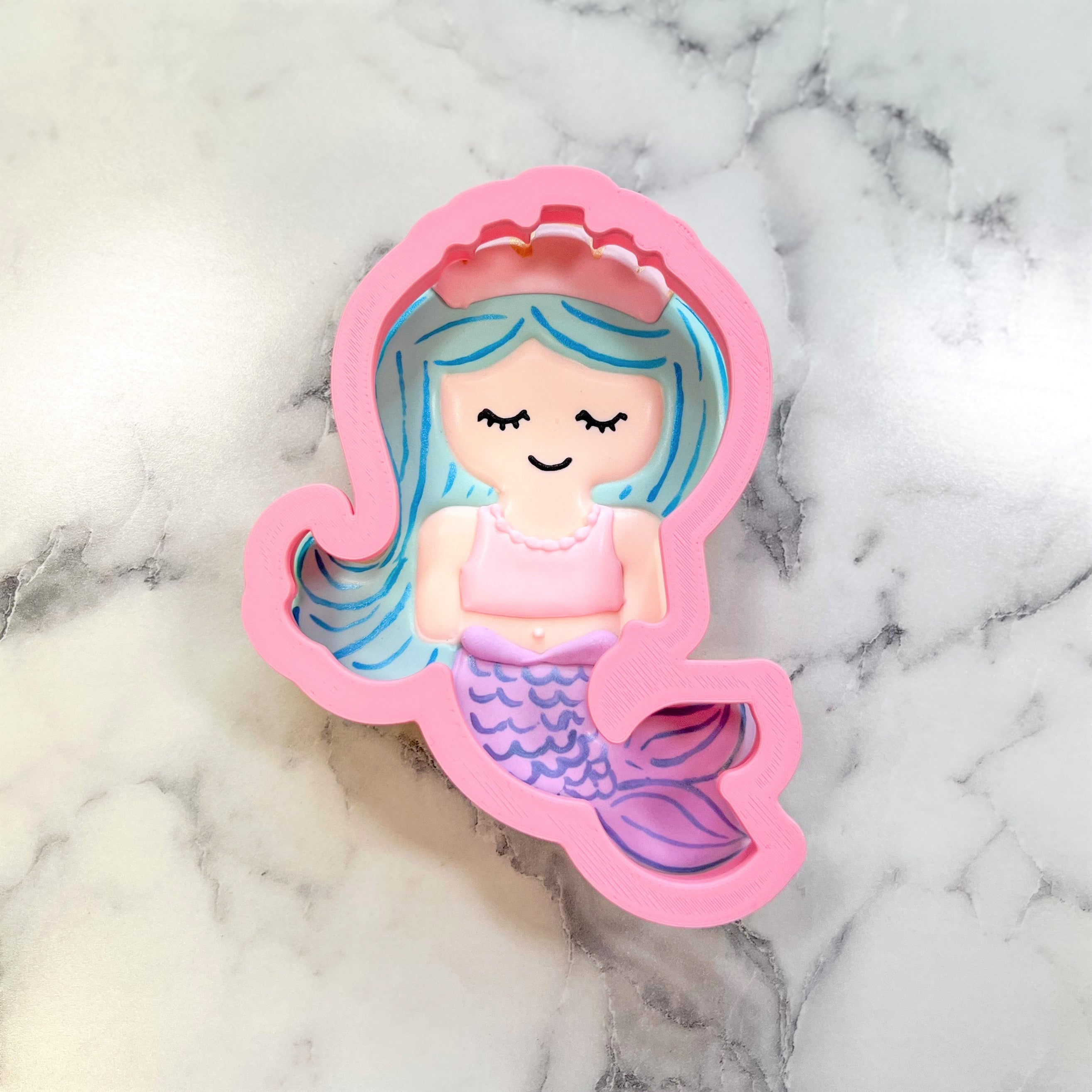Mermaid with Tiara Flour Box Club Cookie Cutter