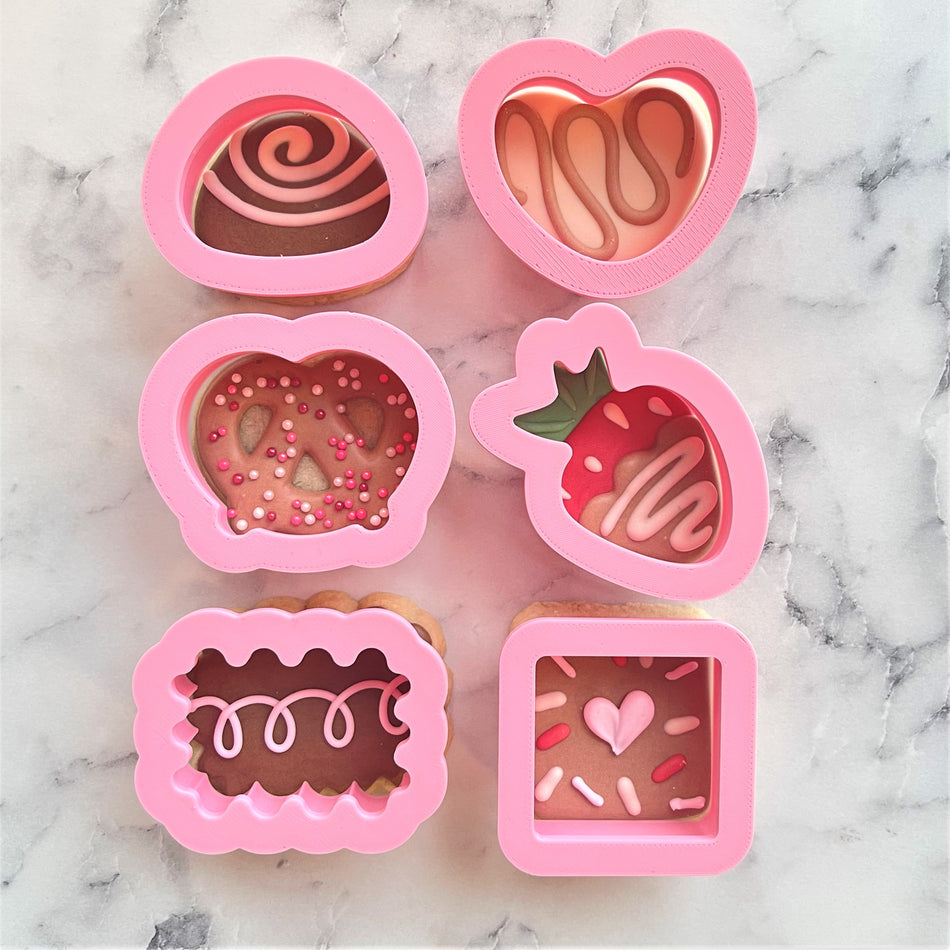 MINI Chocolate Pieces Cookie Cutter Set