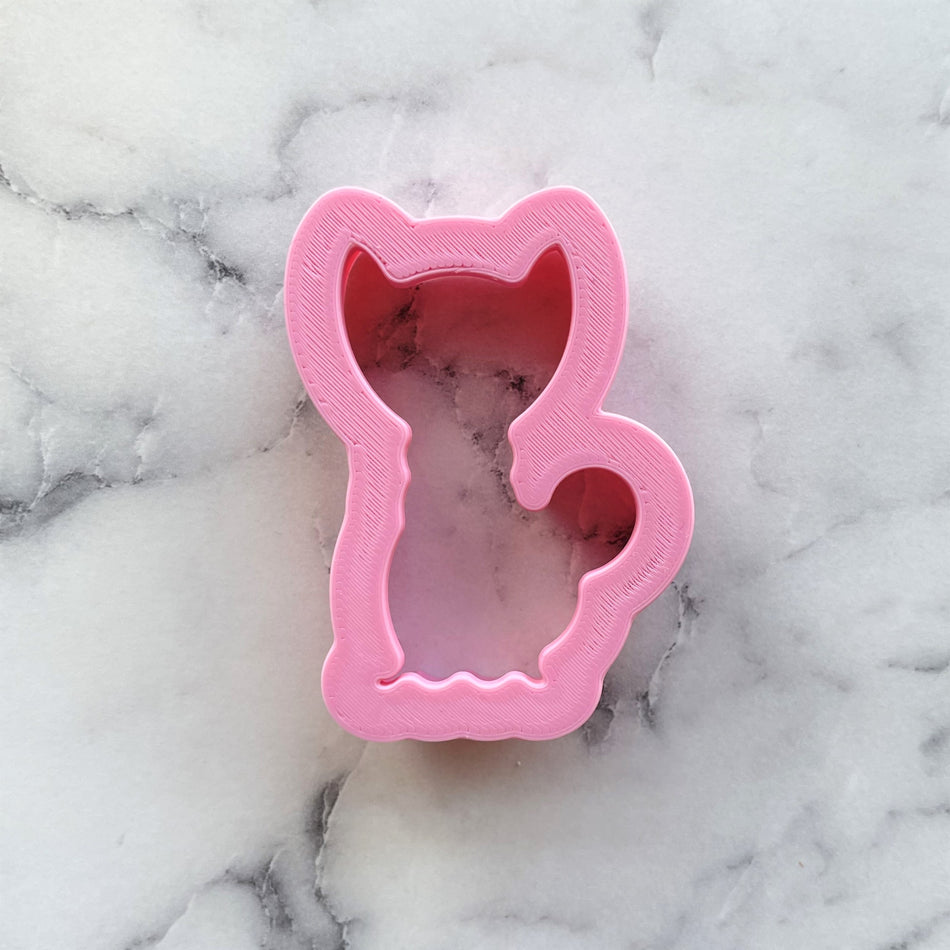 Mini Classic Black Cat Cookie Cutter