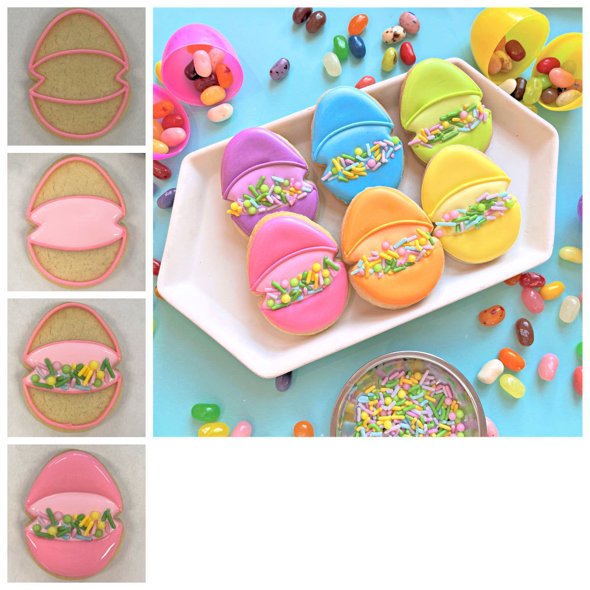 Mini Easter Egg with Candy Cookie Cutter