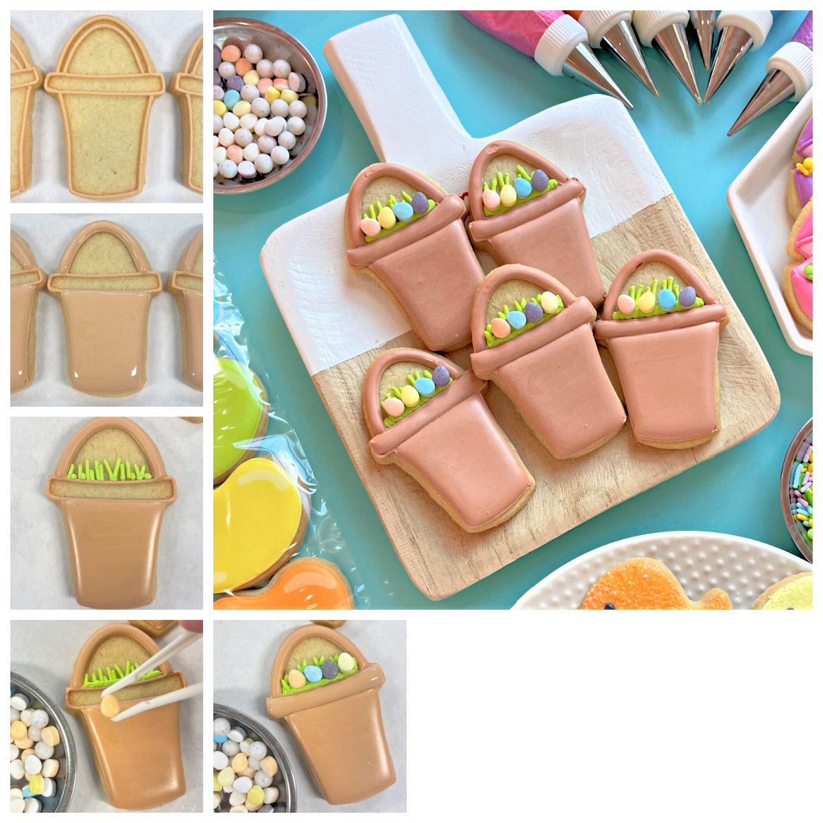 Mini Tall Basket Cookie Cutter