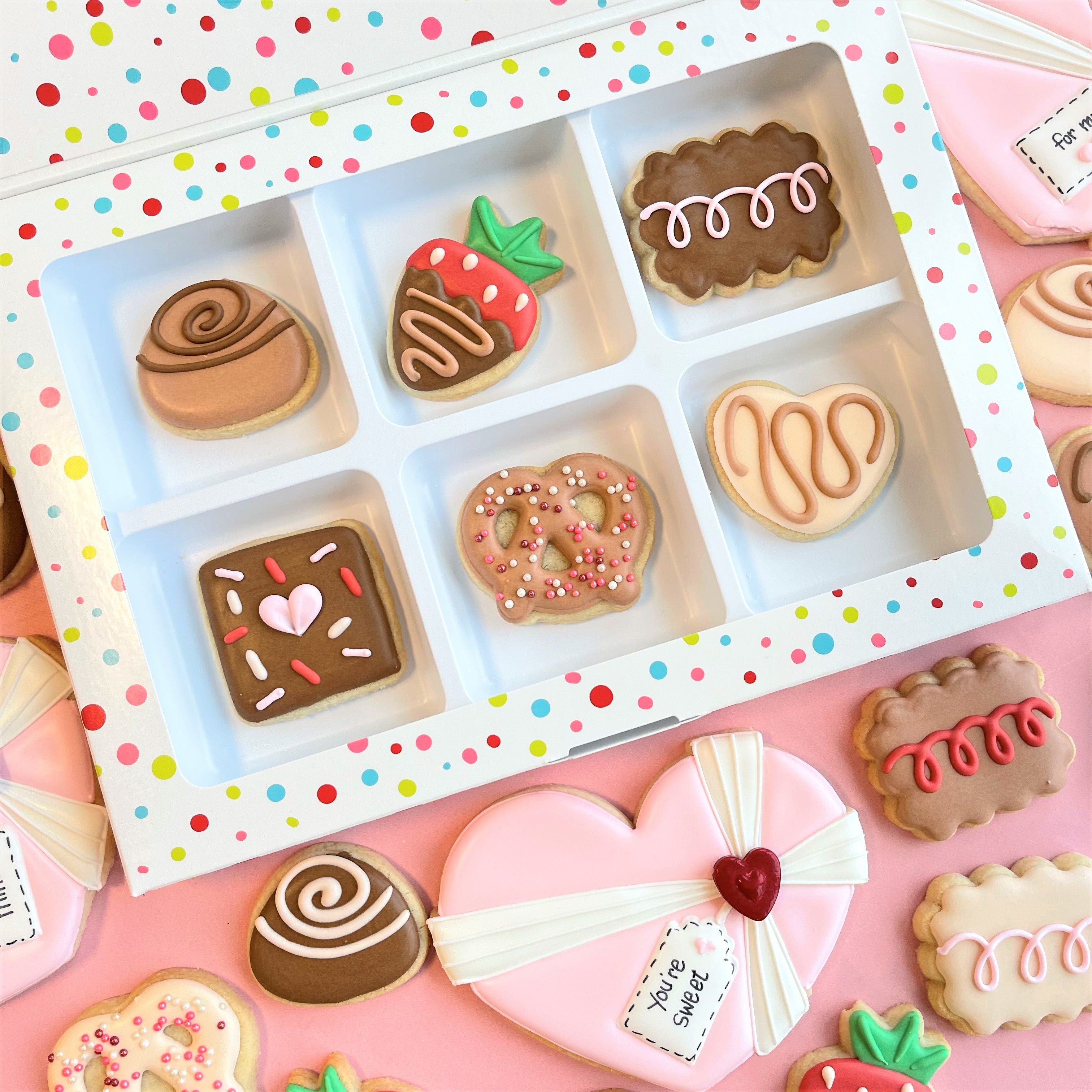 Chocolate Heart Box Cookie Cutter Set