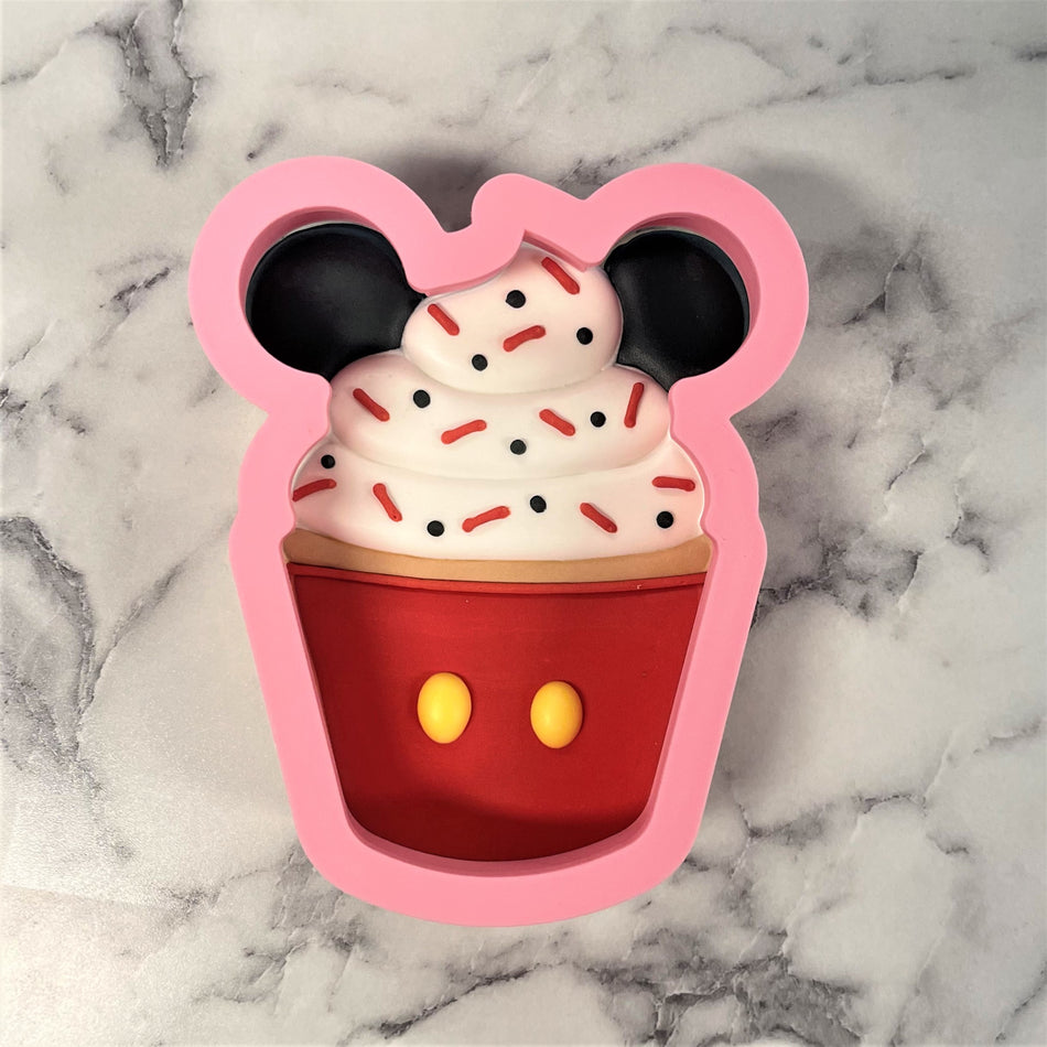 Mouse Cupcake Cookie Cutter
