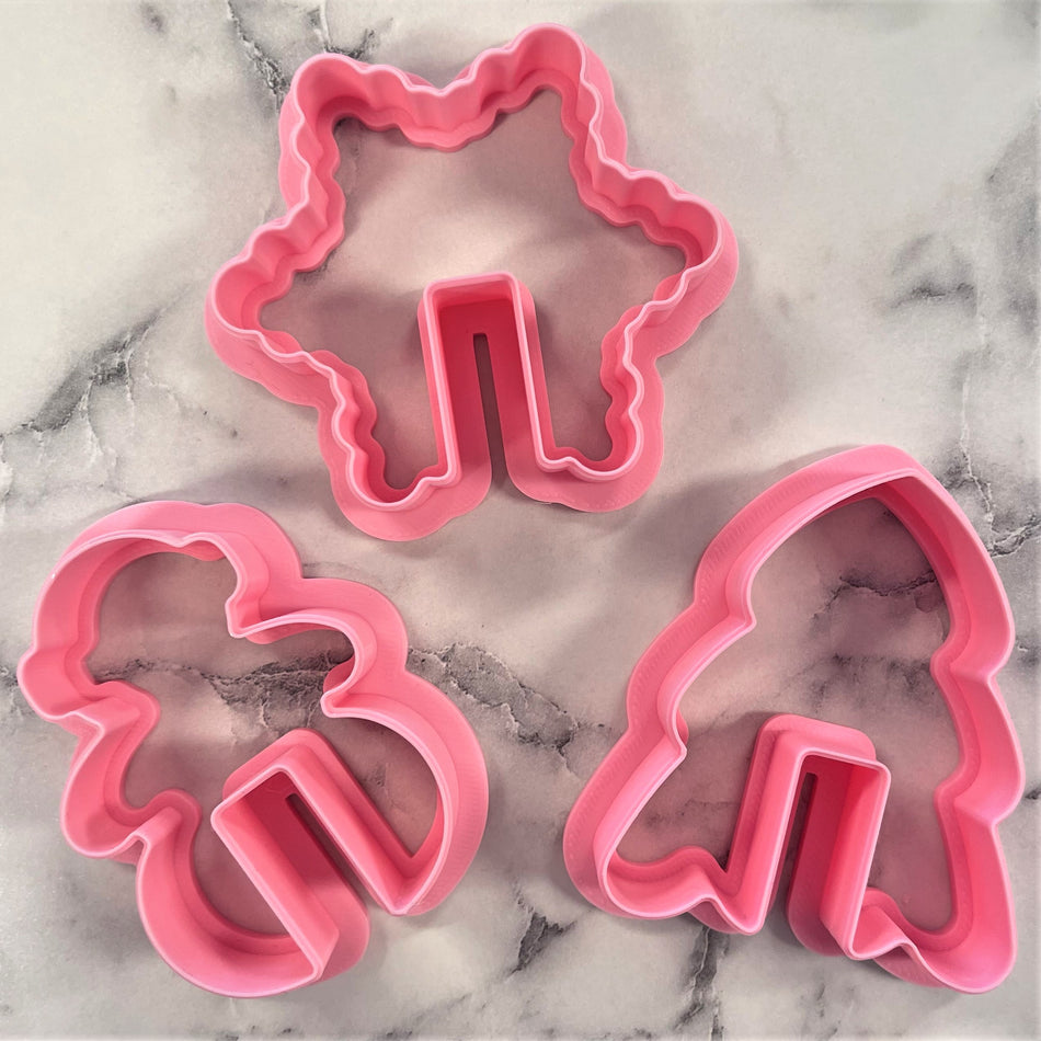 Winter Mug Huggers MINI 3pc Flour Box Club Cookie Cutter Set