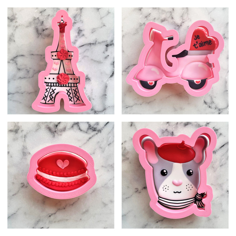 Paris Valentine Cookie Cutter BUNDLE