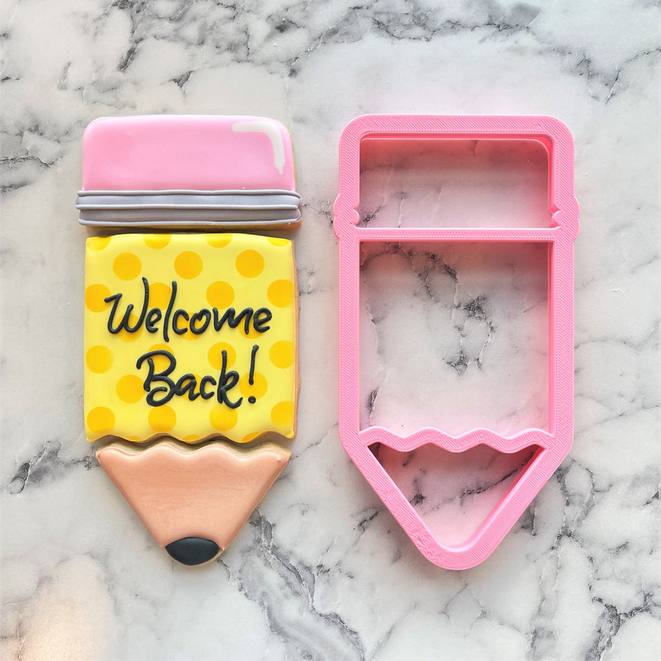 Jumbo Pencil 3-in-1 Multi-Cookie Cutter