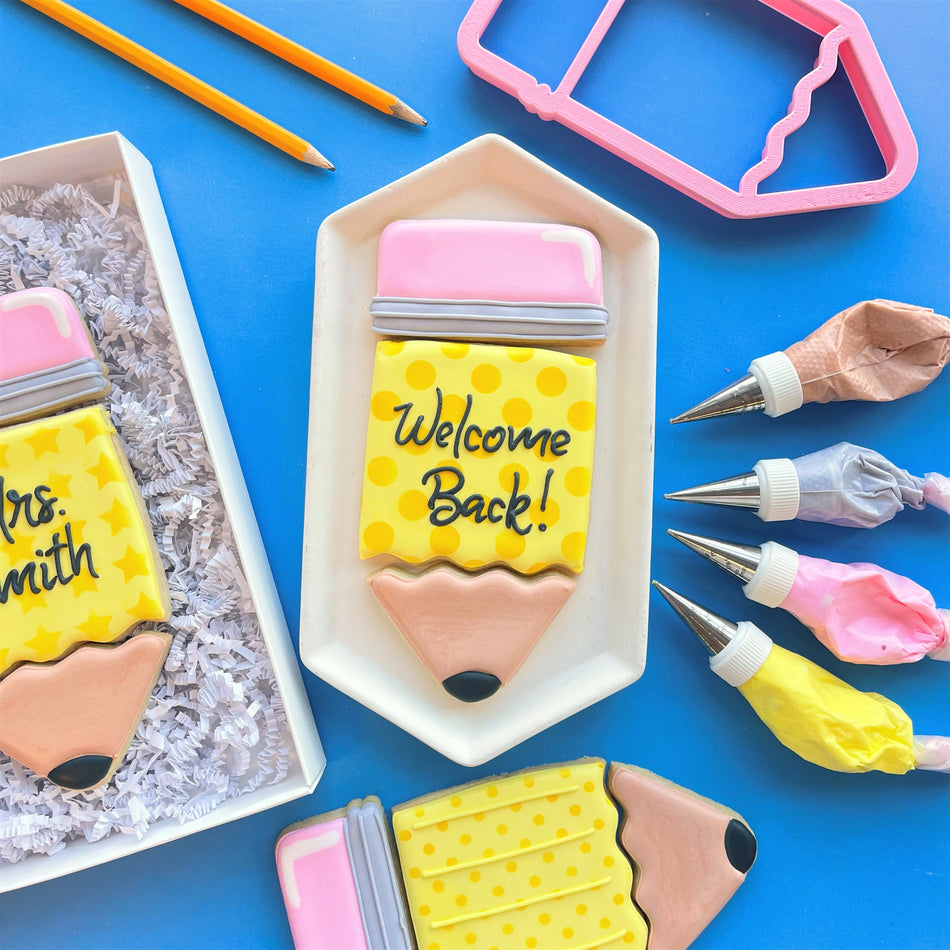 Jumbo Pencil 3-in-1 Multi-Cookie Cutter