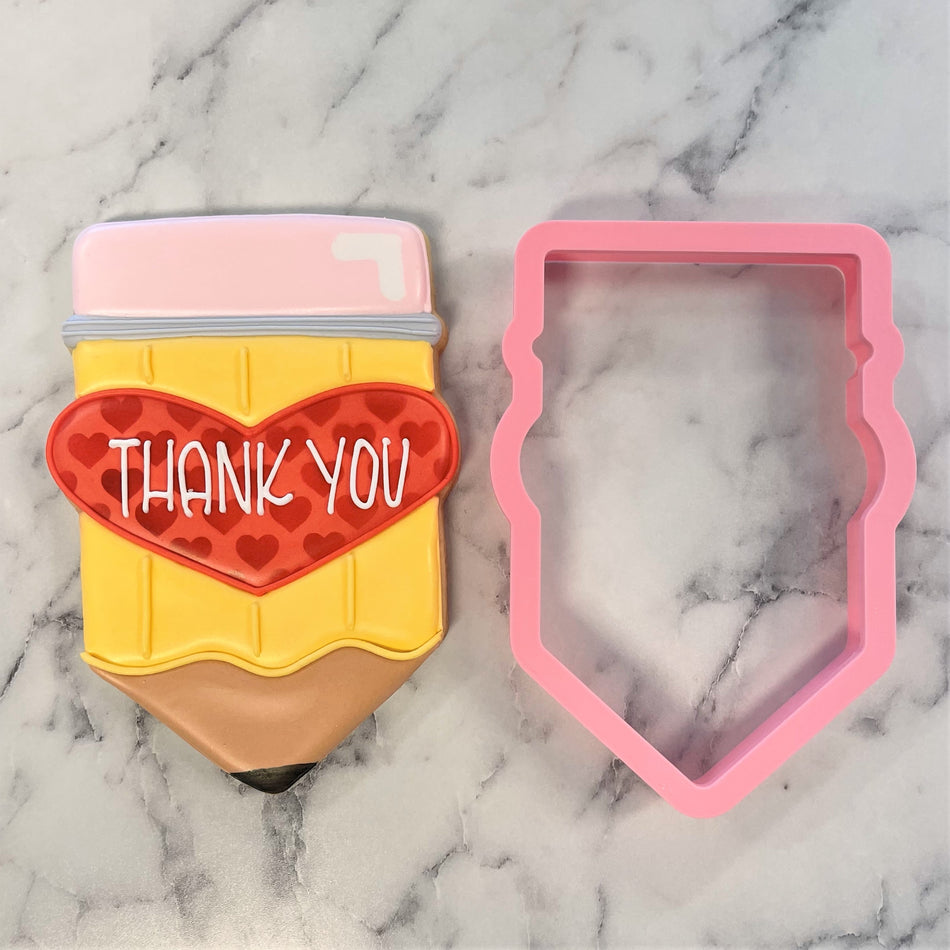Pencil with Heart Large Cookie Cutter