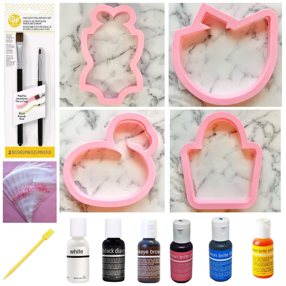 Pool Party Cookie Decorating Kit