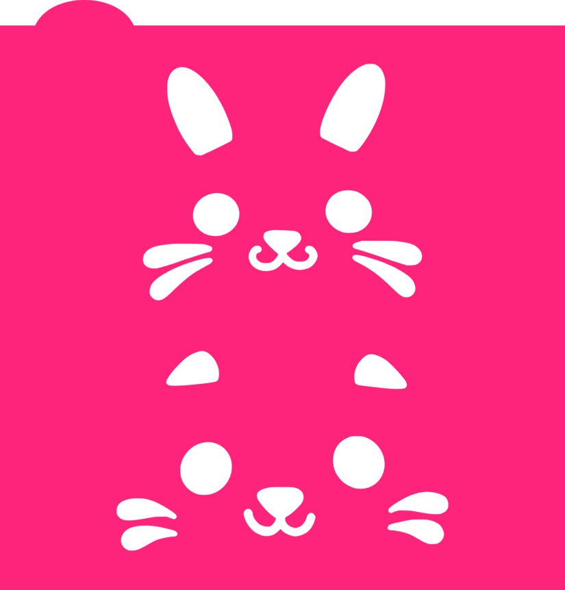 Pumpkin Animal Faces 2 pc Stencil