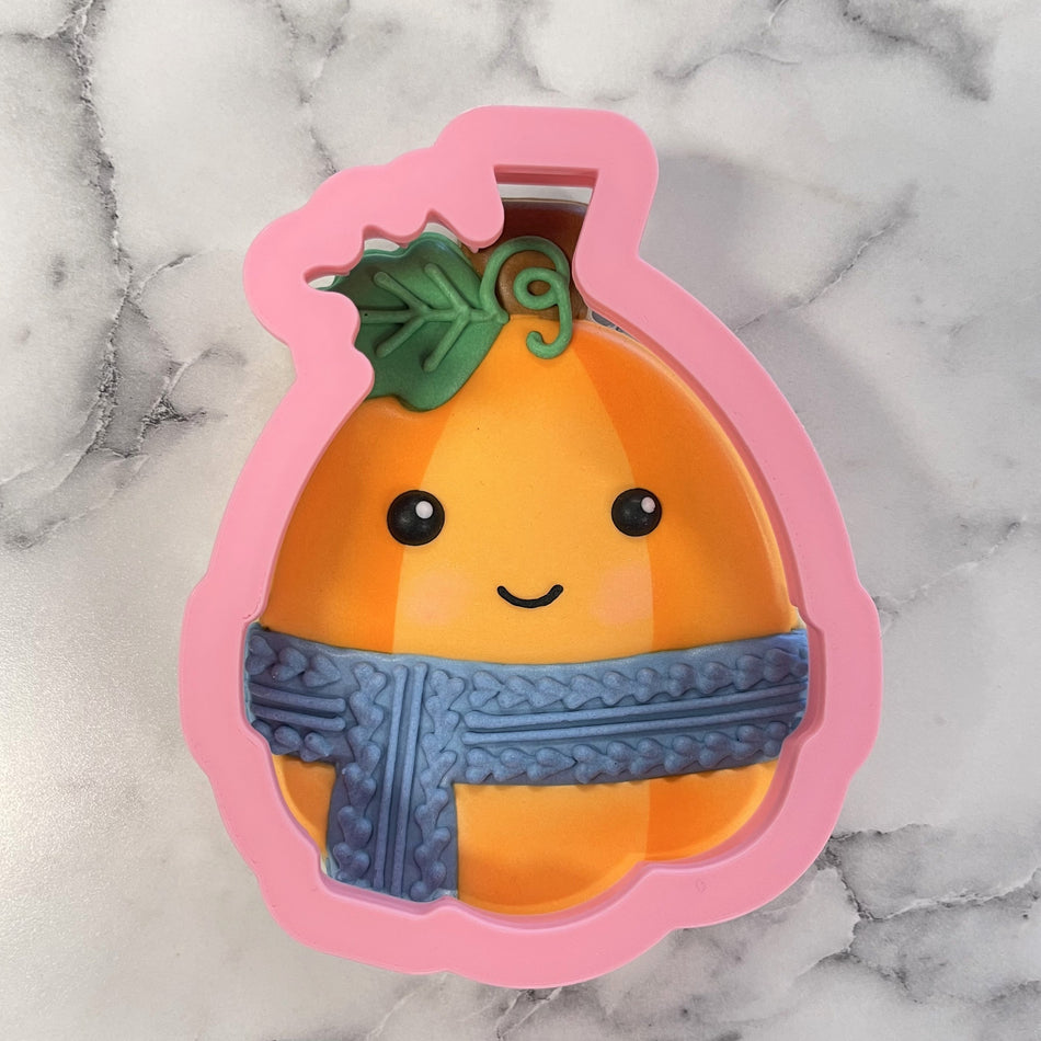 Pumpkin with Scarf Flour Box Club Cookie Cutter