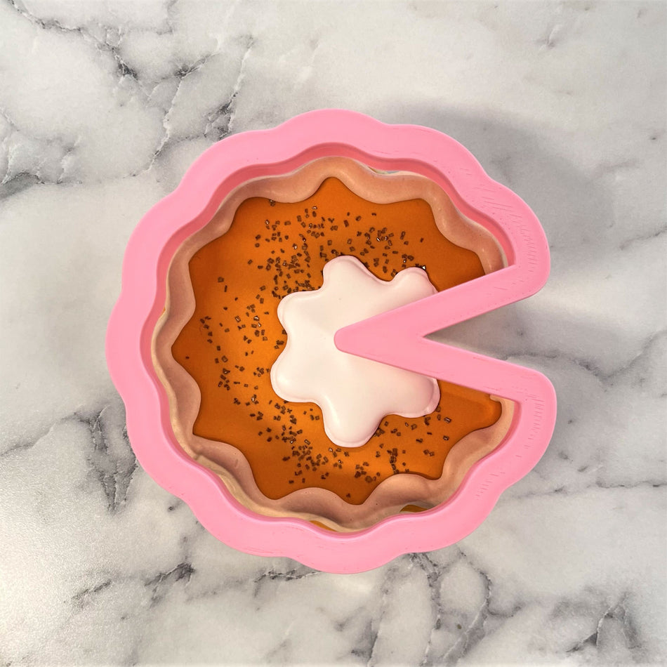 Pumpkin Pie with Slice Cookie Cutter