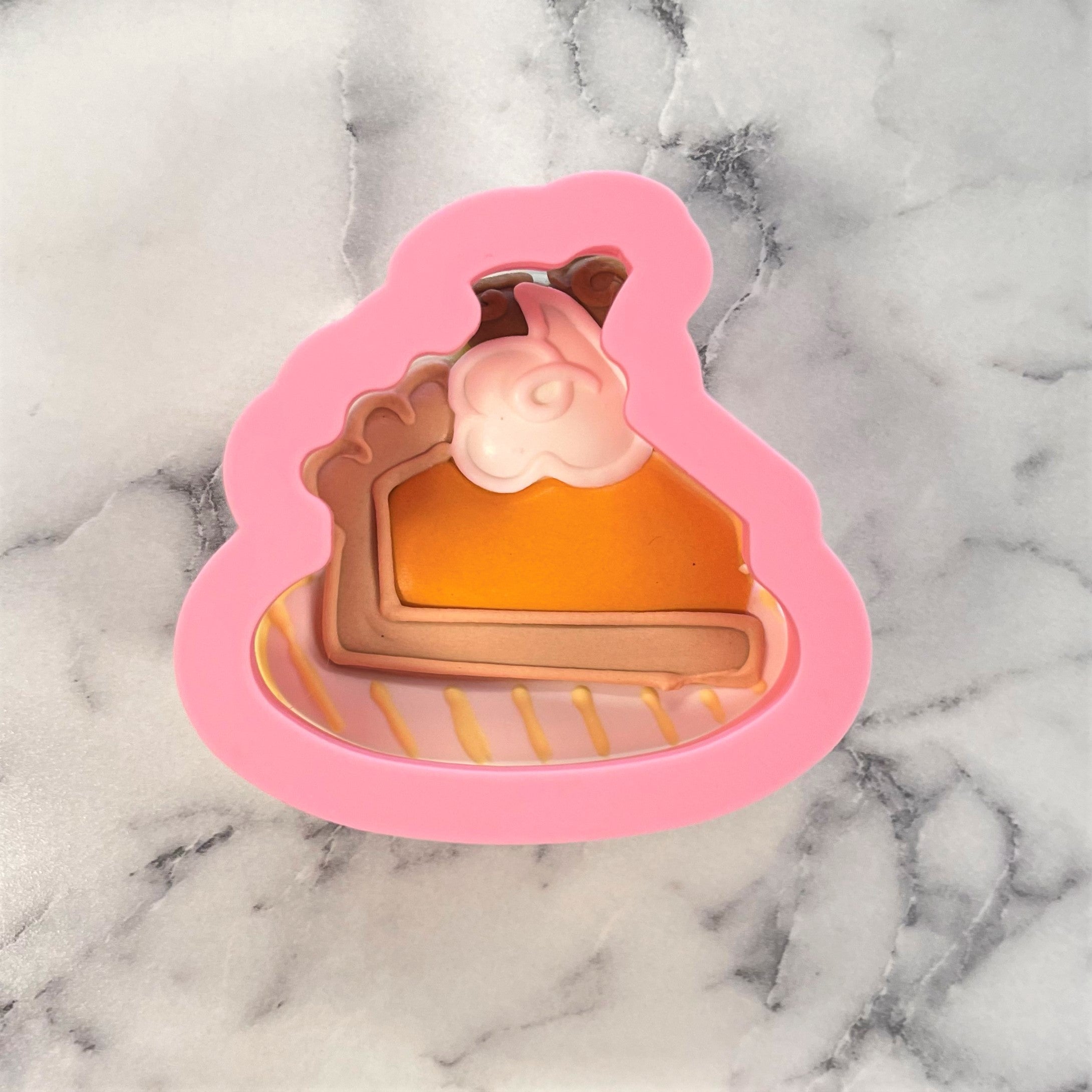 MINI Pumpkin Pie on Plate Cookie Cutter