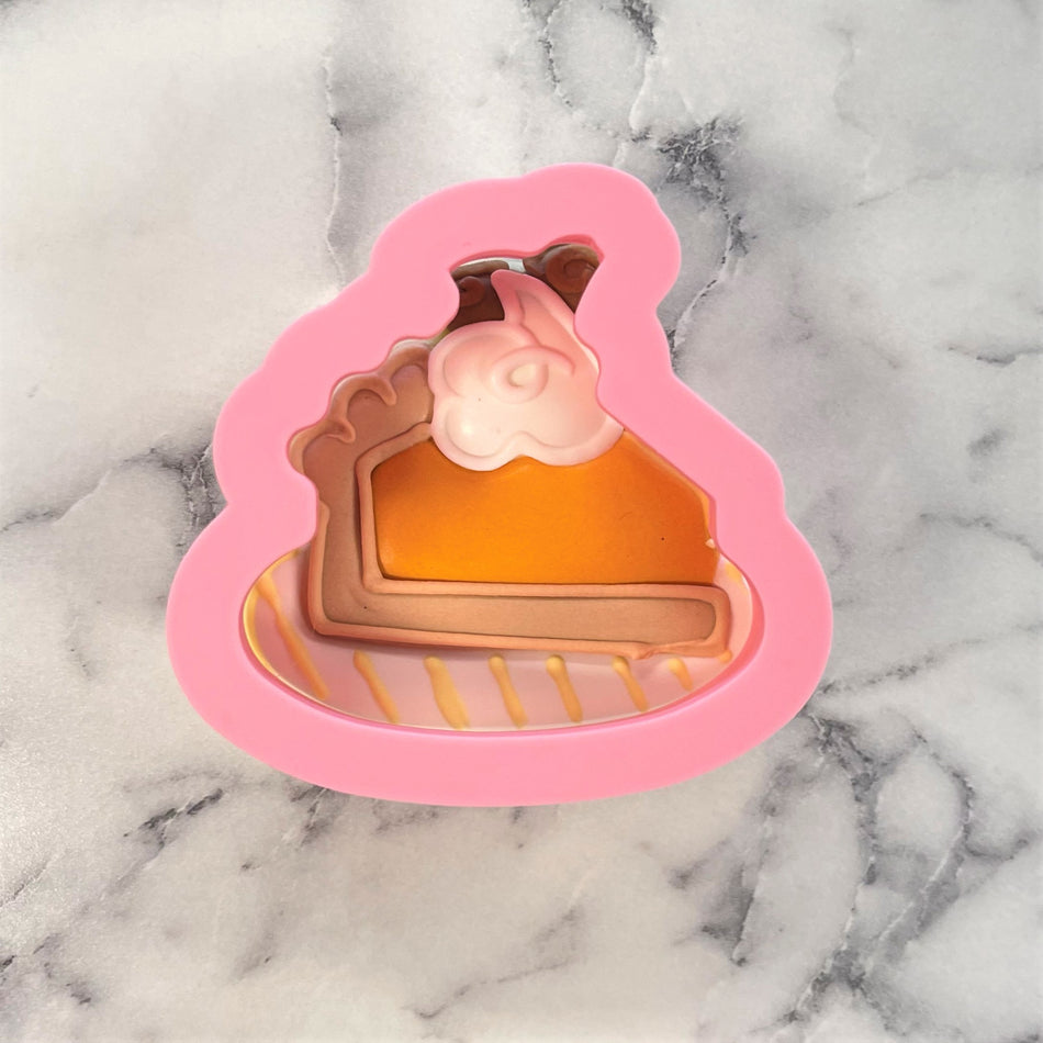 MINI Pumpkin Pie on Plate Cookie Cutter