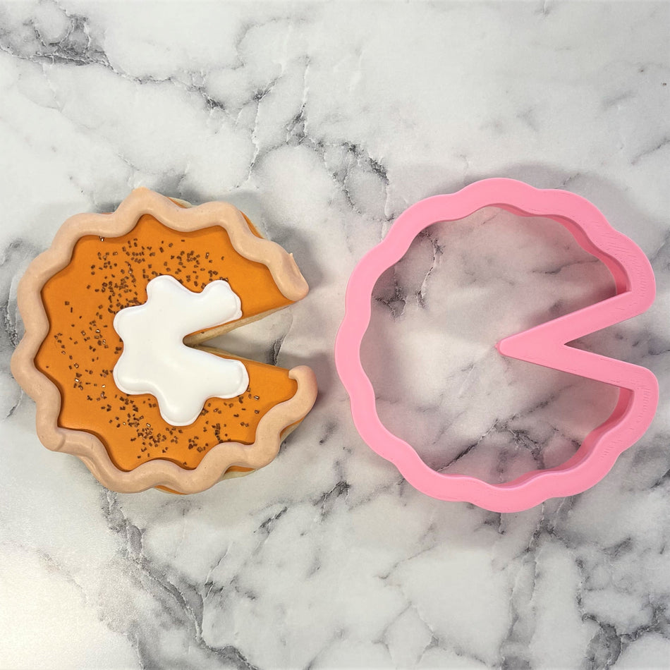 Pumpkin Pie with Slice Cookie Cutter