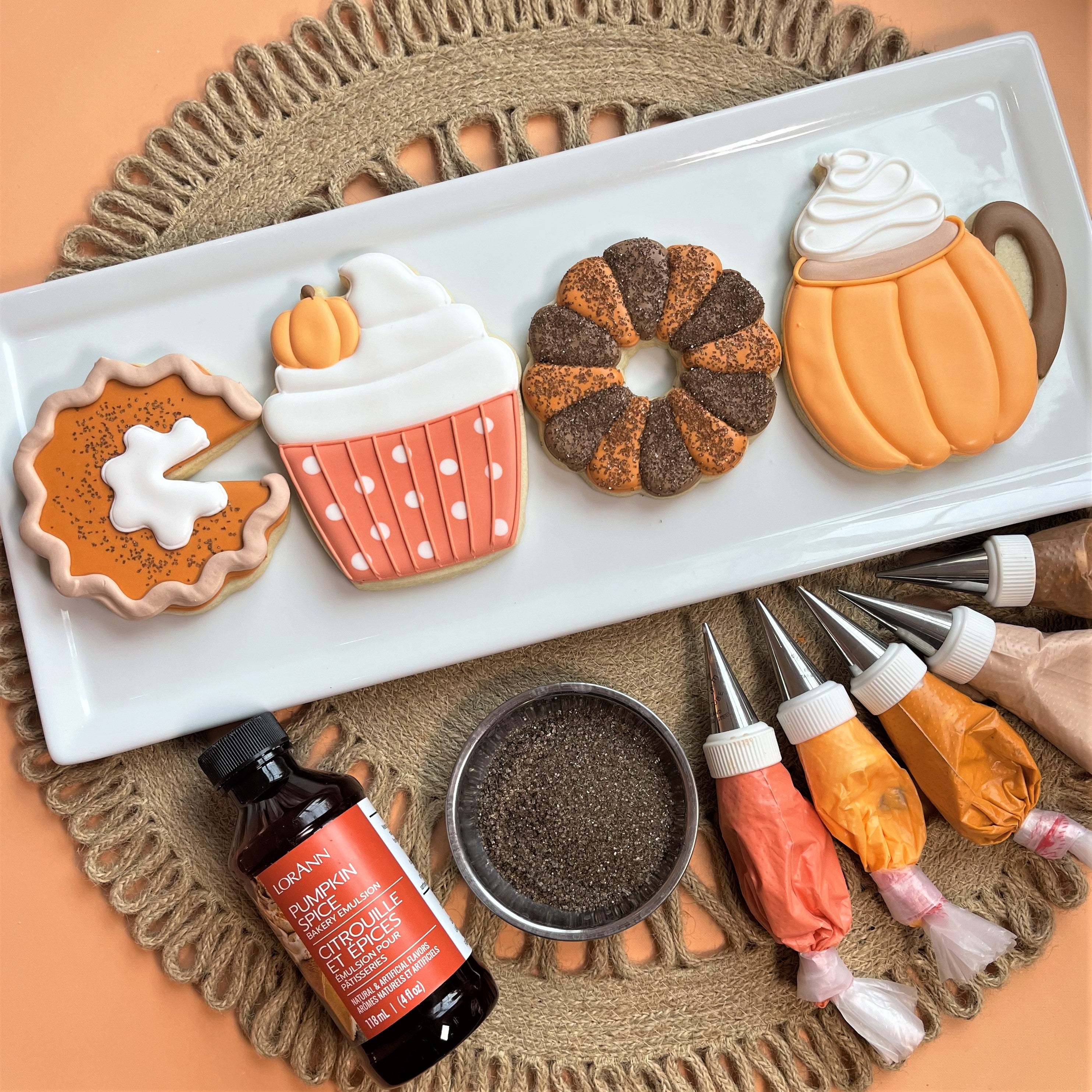 Pumpkin Spice Cookie Decorating Class Recording