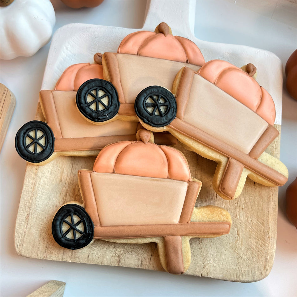 Pumpkin Wheelbarrow Cookie Cutter