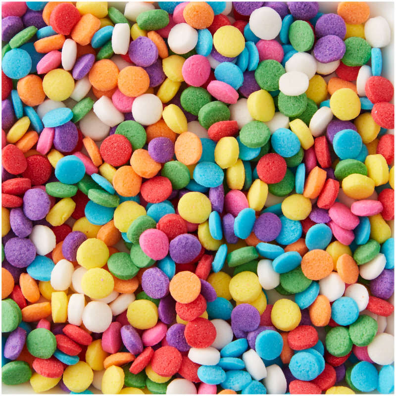 Rainbow Confetti SMALL Sprinkle Tube