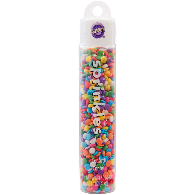 Rainbow Confetti SMALL Sprinkle Tube