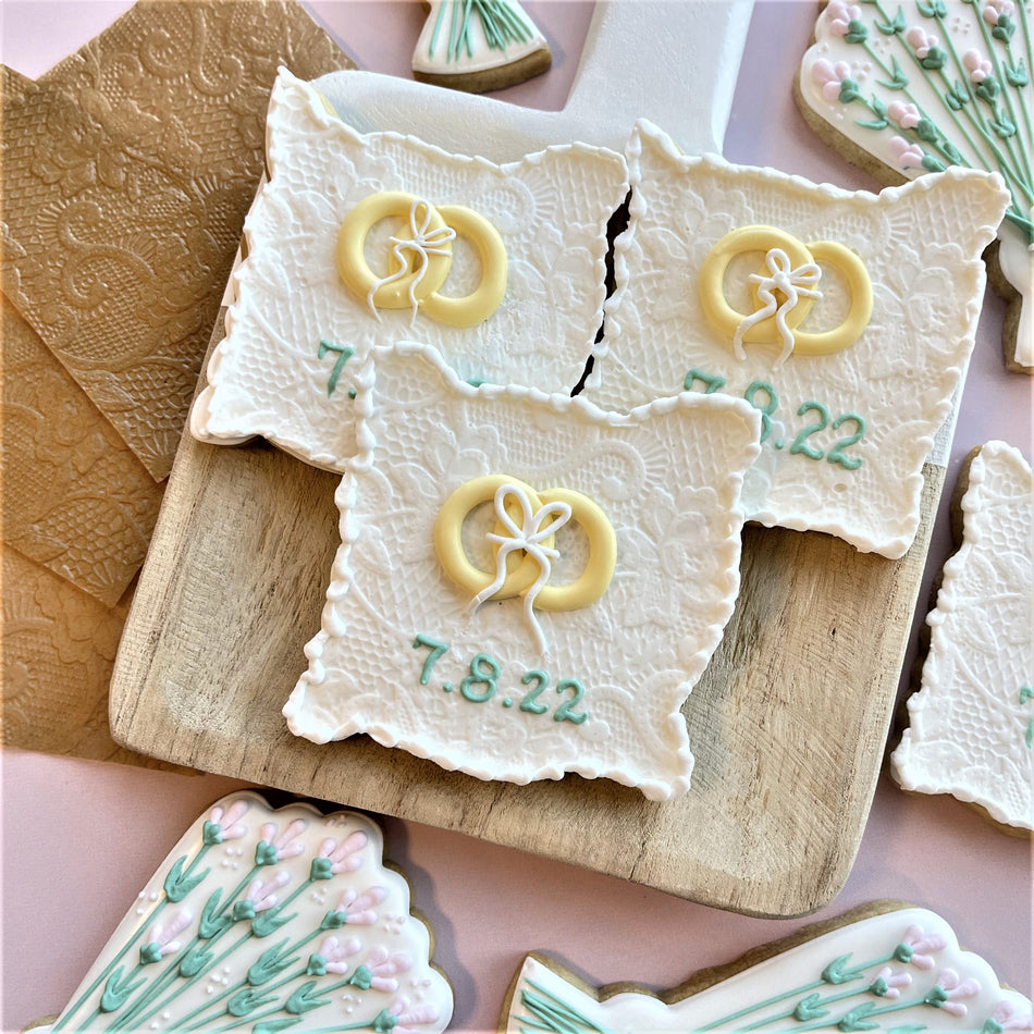 Rustic Wedding Cookie Decorating Class Recording with Optional Kit
