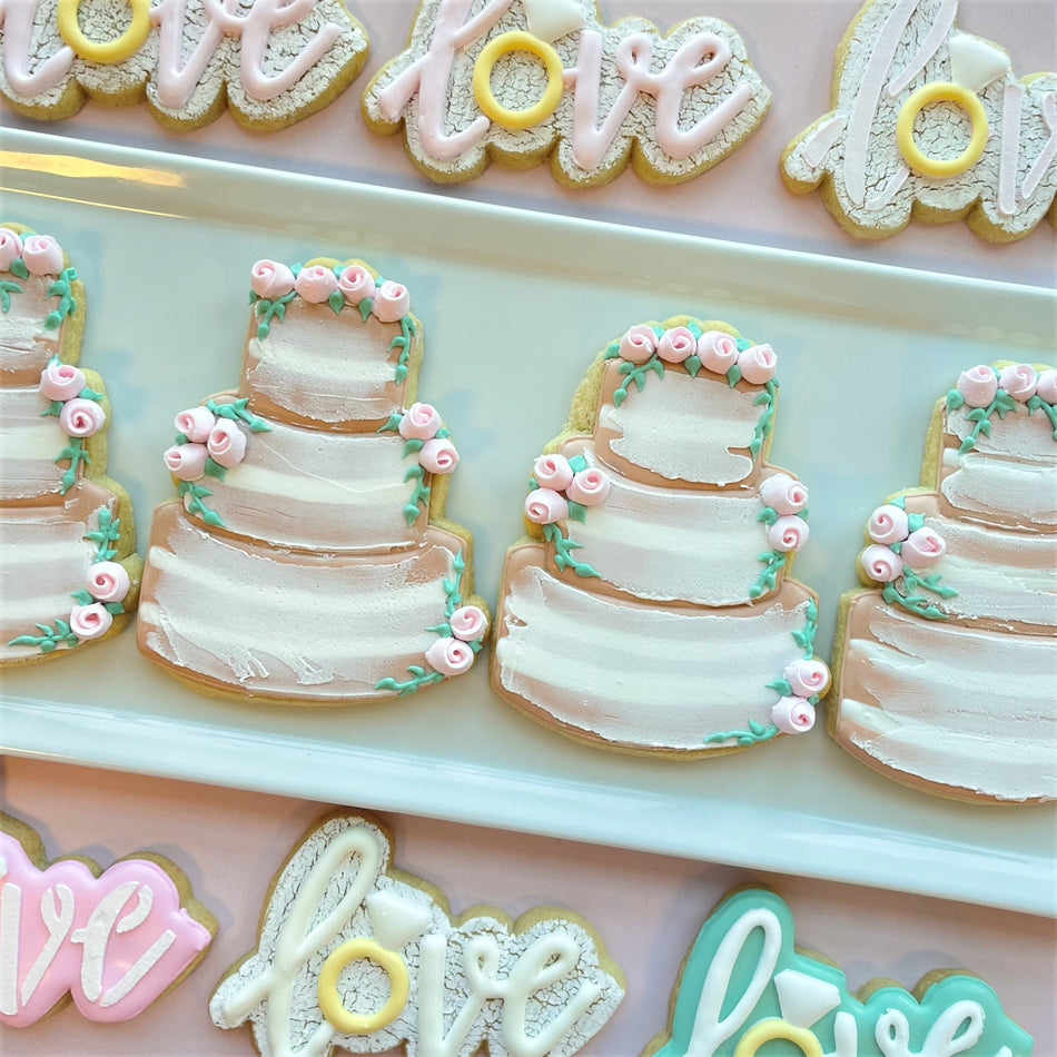 Rustic Wedding Cookie Decorating Class Recording with Optional Kit