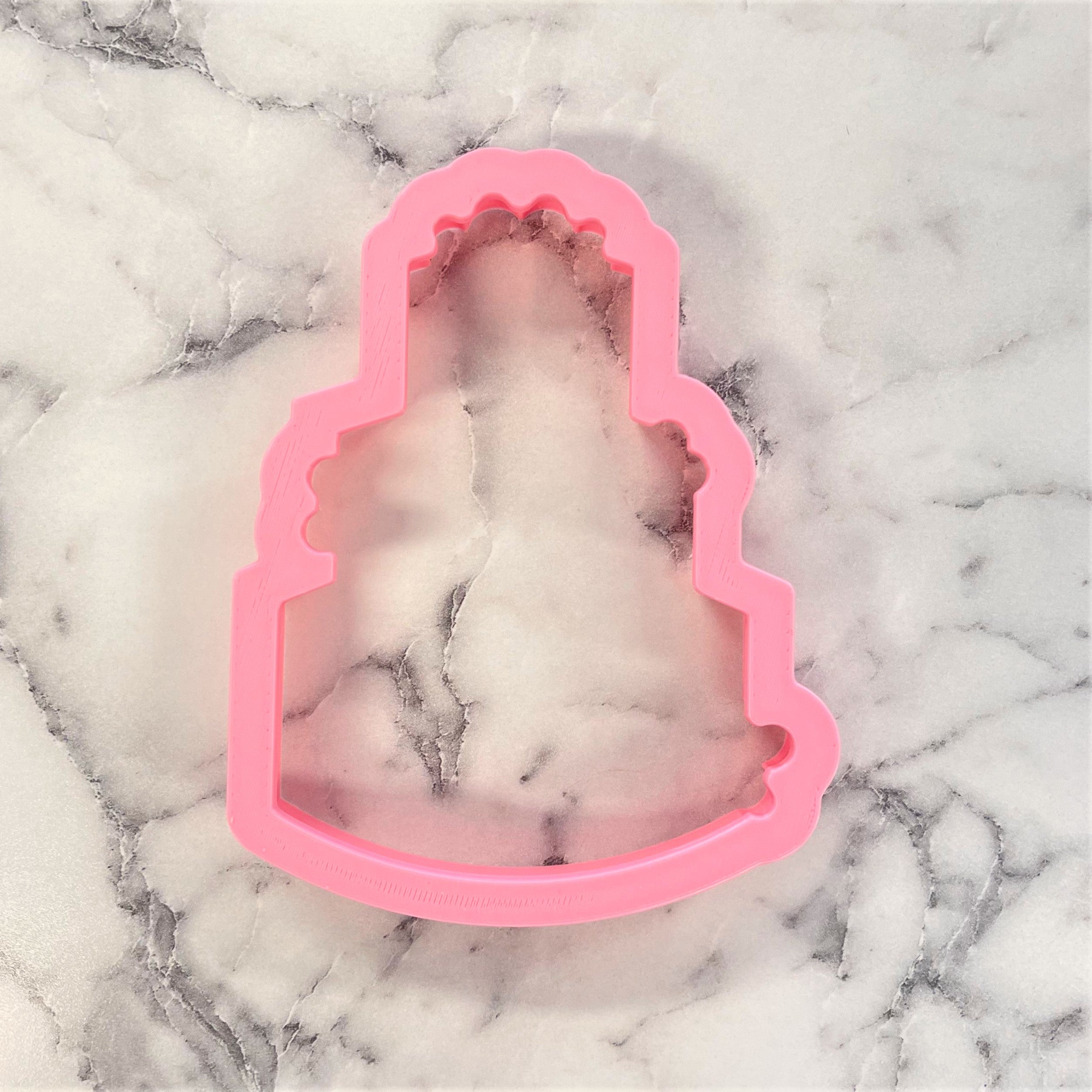 Rustic Wedding Cake Cookie Cutter