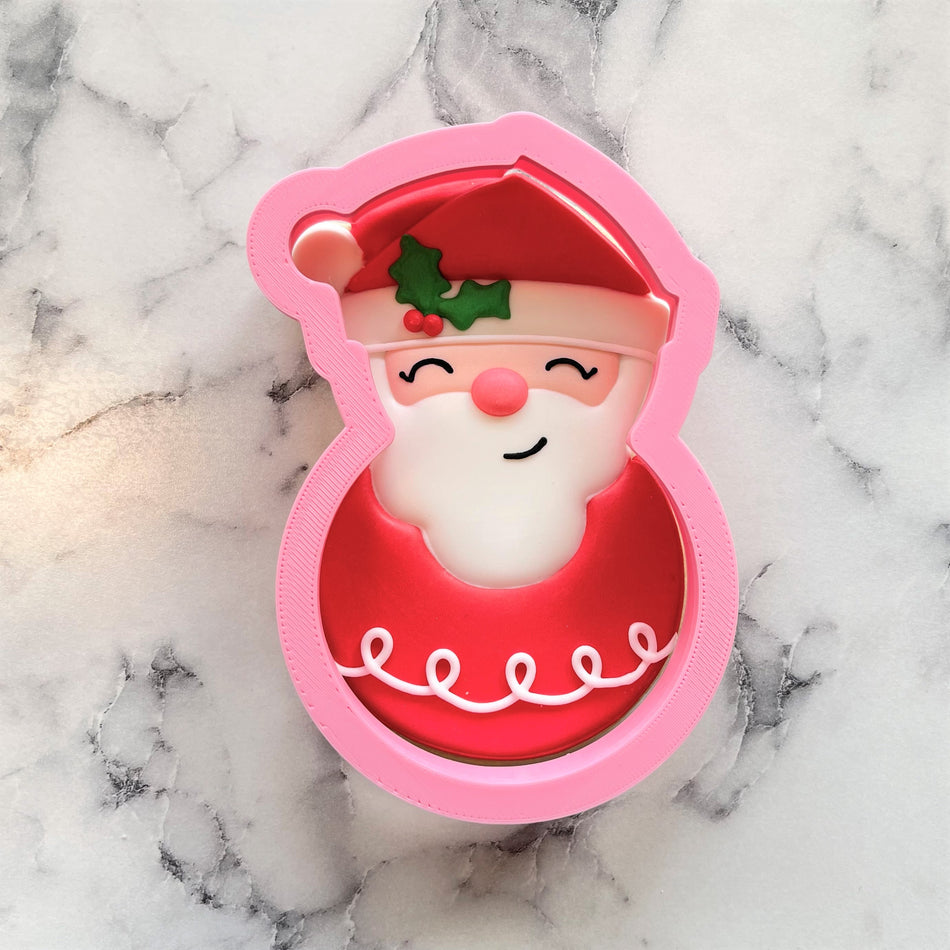 Santa Snowman Cookie Cutter