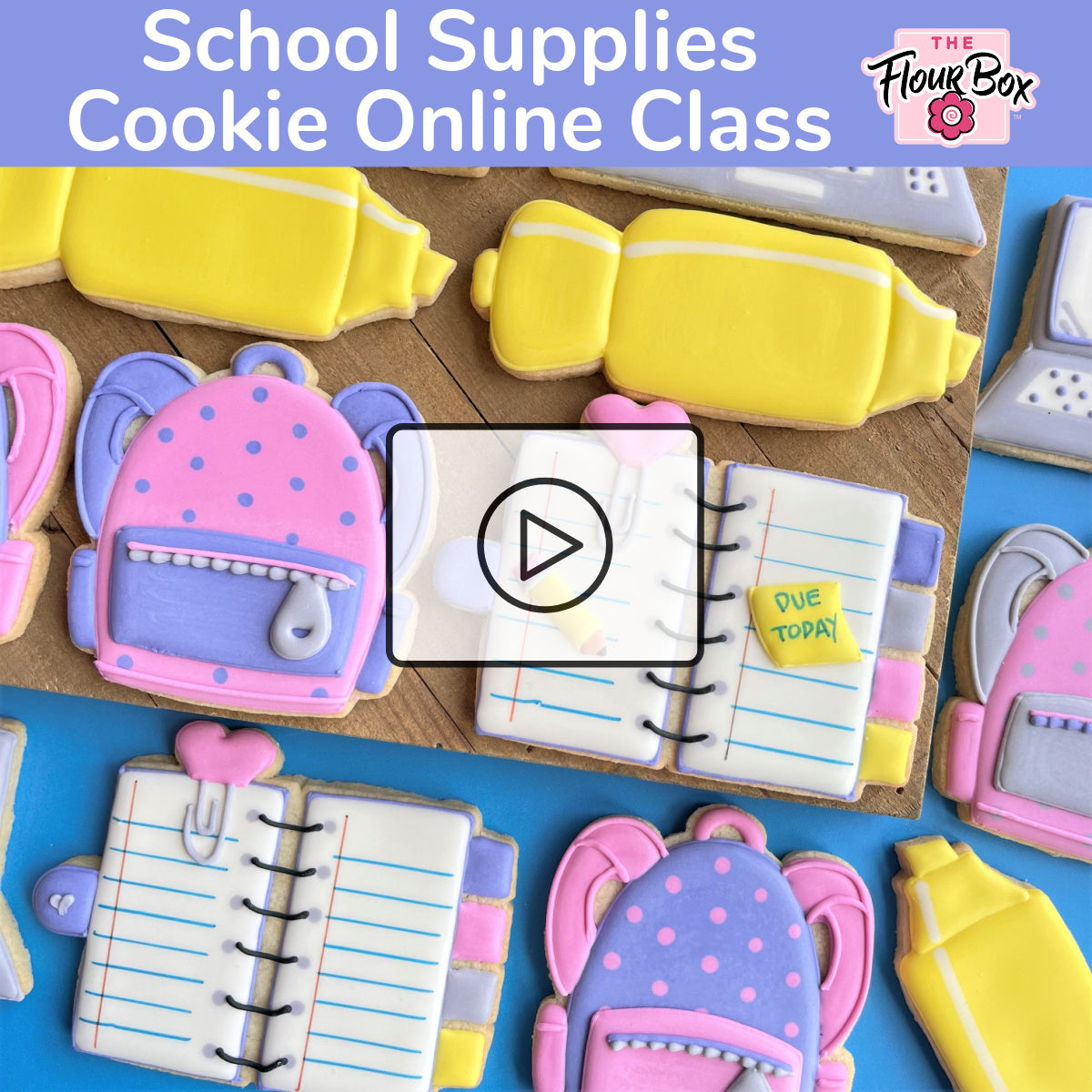 School Supplies Online Decorating Class Recording