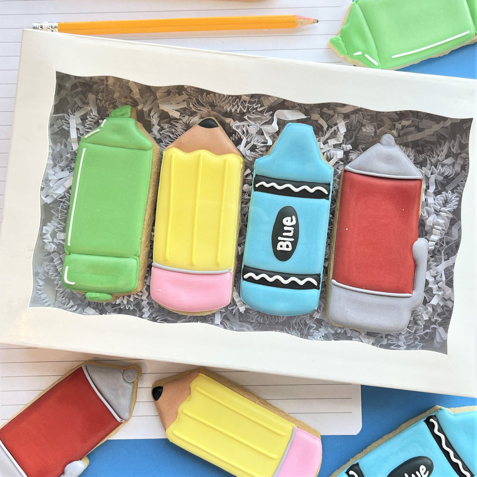 School Tools 4-in-1 Multi-Cookie Cutter