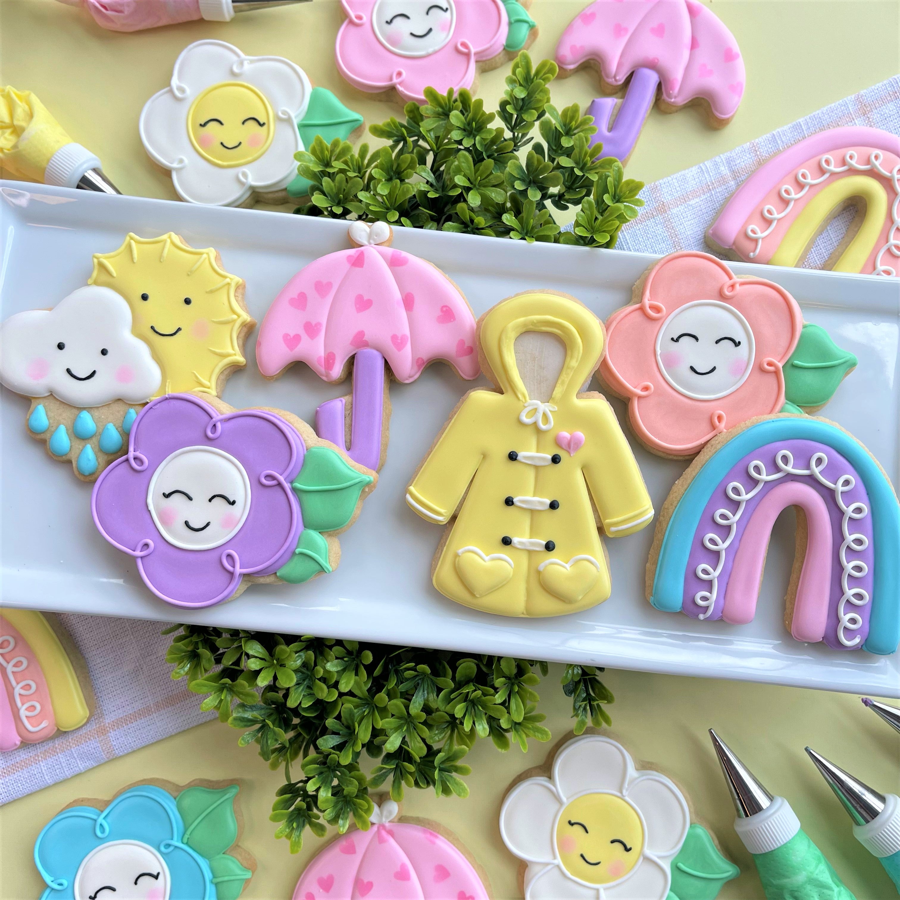 Spring Showers to Flowers Cookie Decorating Class Recording