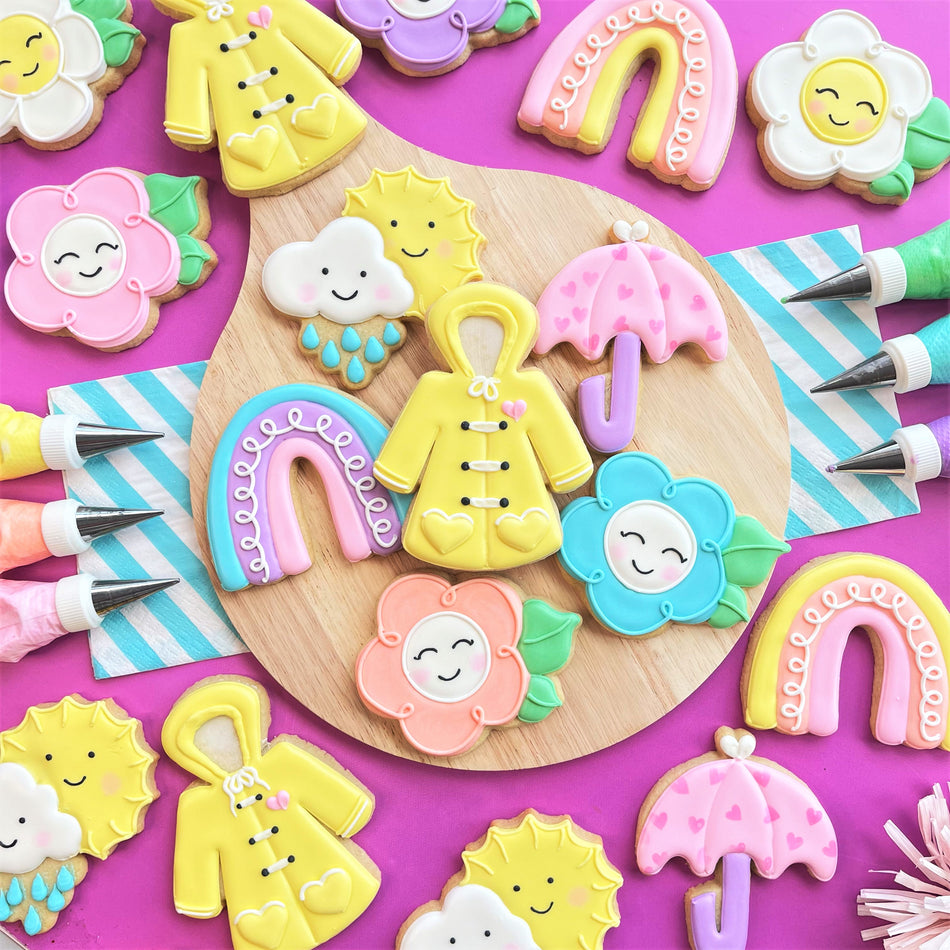 Daisy with Leaves Cookie Cutter