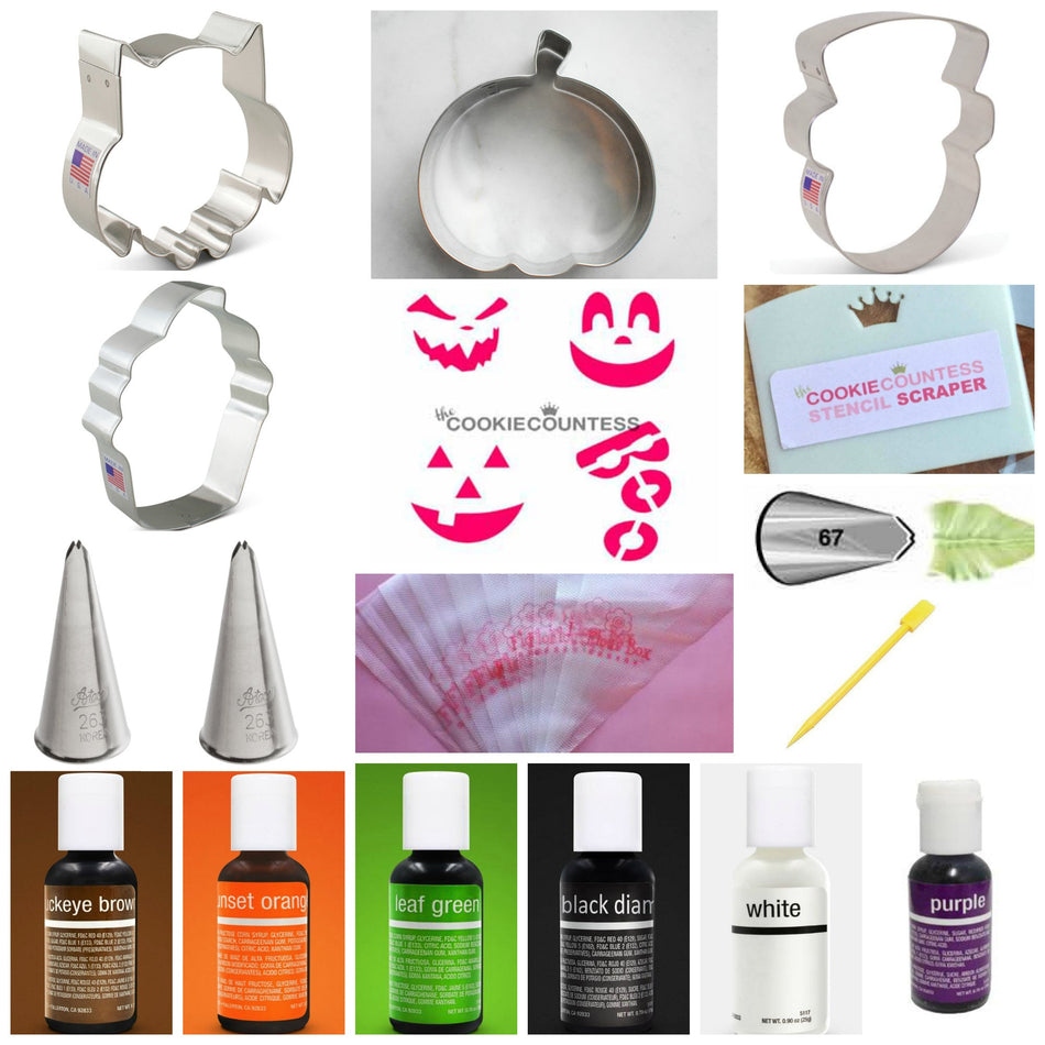 Spooktacular Online Decorating Class Recording with Optional Kit