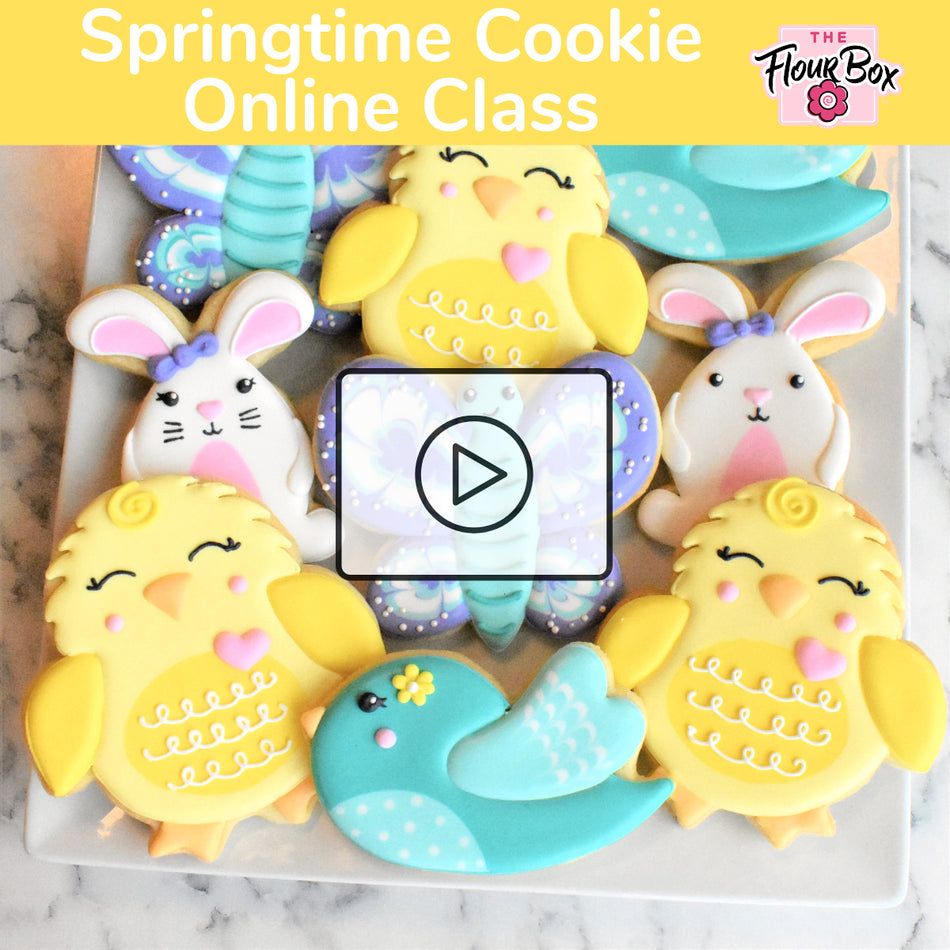 Springtime Online Decorating Class Recording with Optional Kit