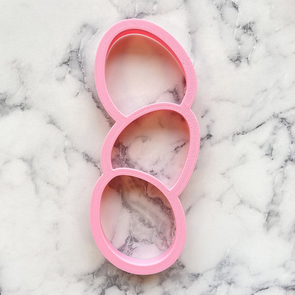 Eggs Stacked 3-in-1 Multi-Cookie Cutter