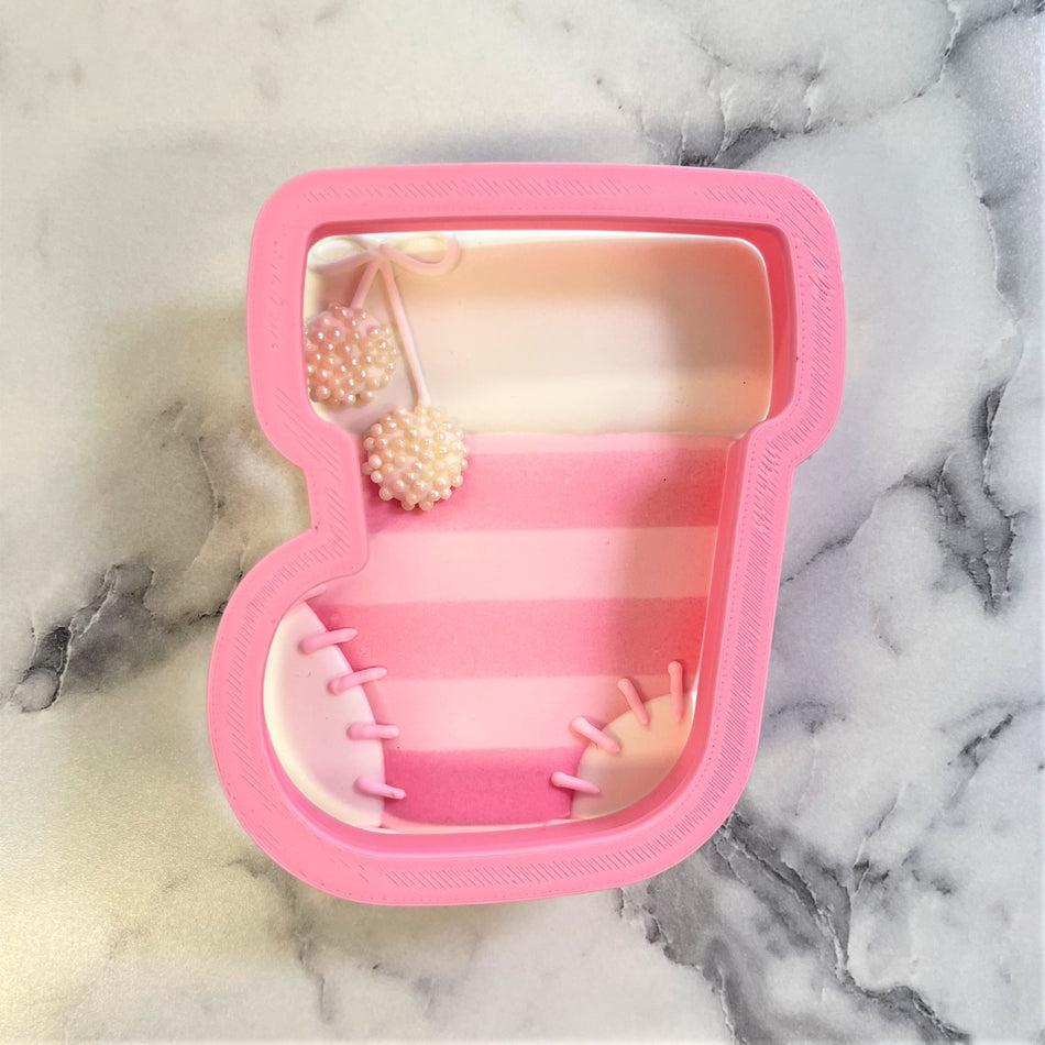 Classic Christmas Stocking Cookie Cutter