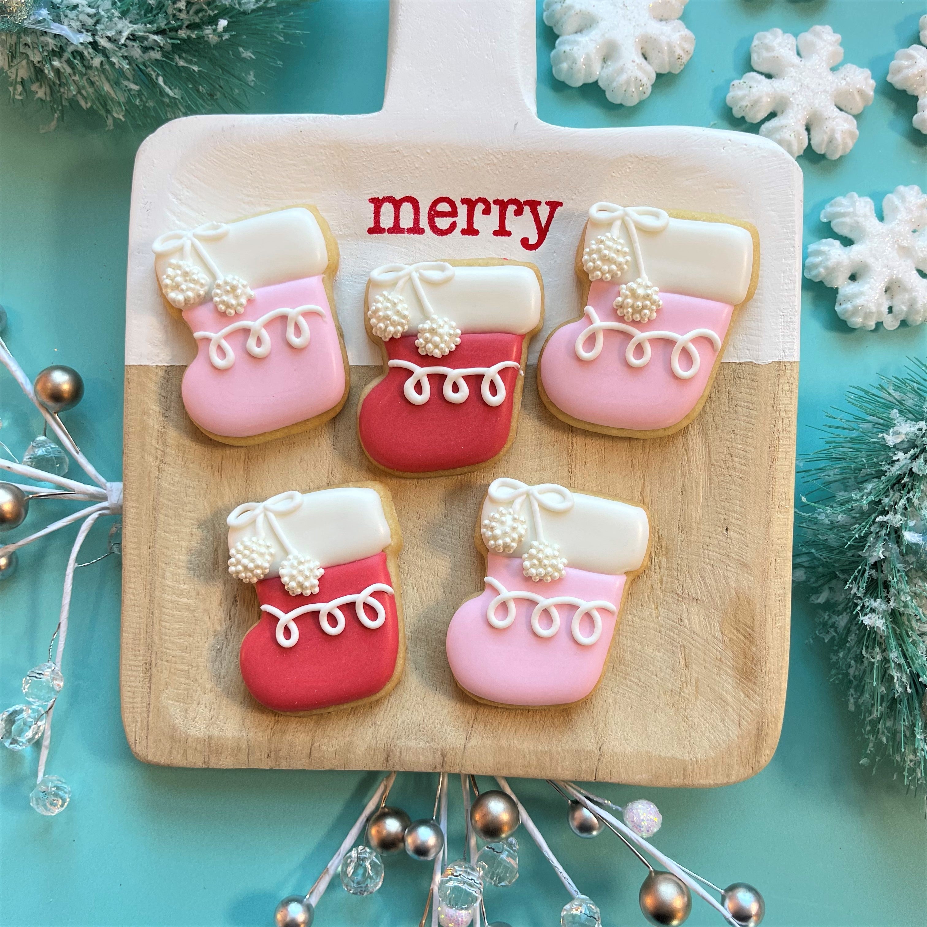 Mini Classic Christmas Stocking Cookie Cutter