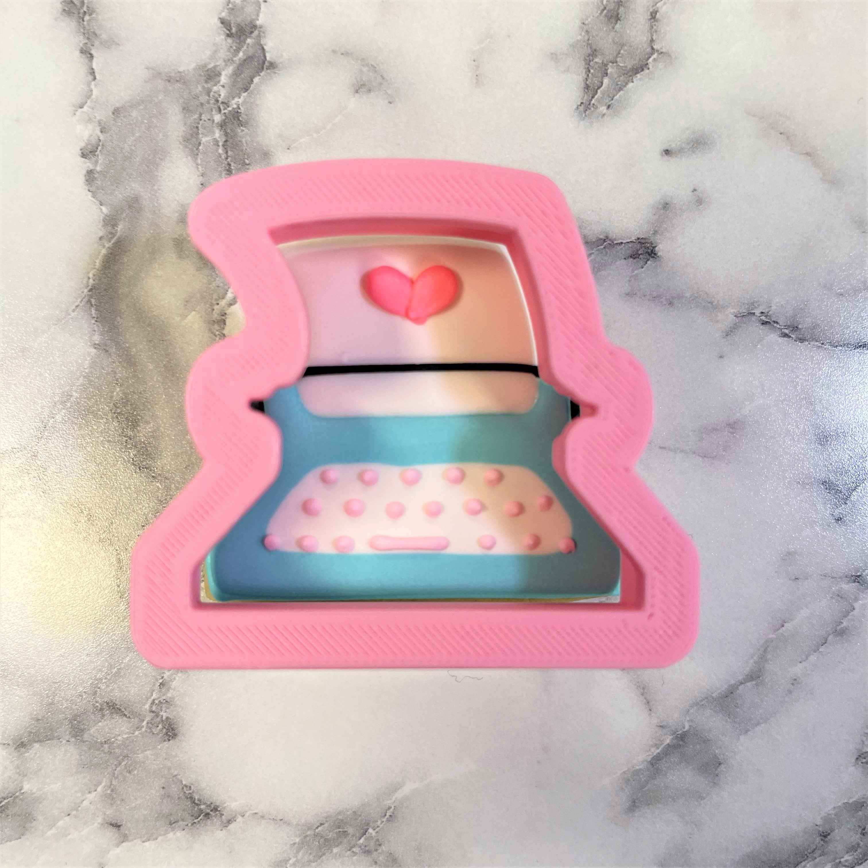 Mini Typewriter Cookie Cutter
