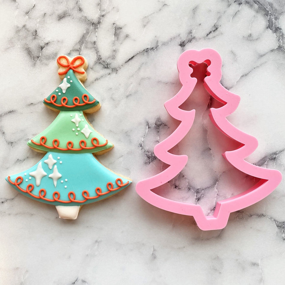 Vintage Christmas Tree Cookie Cutter