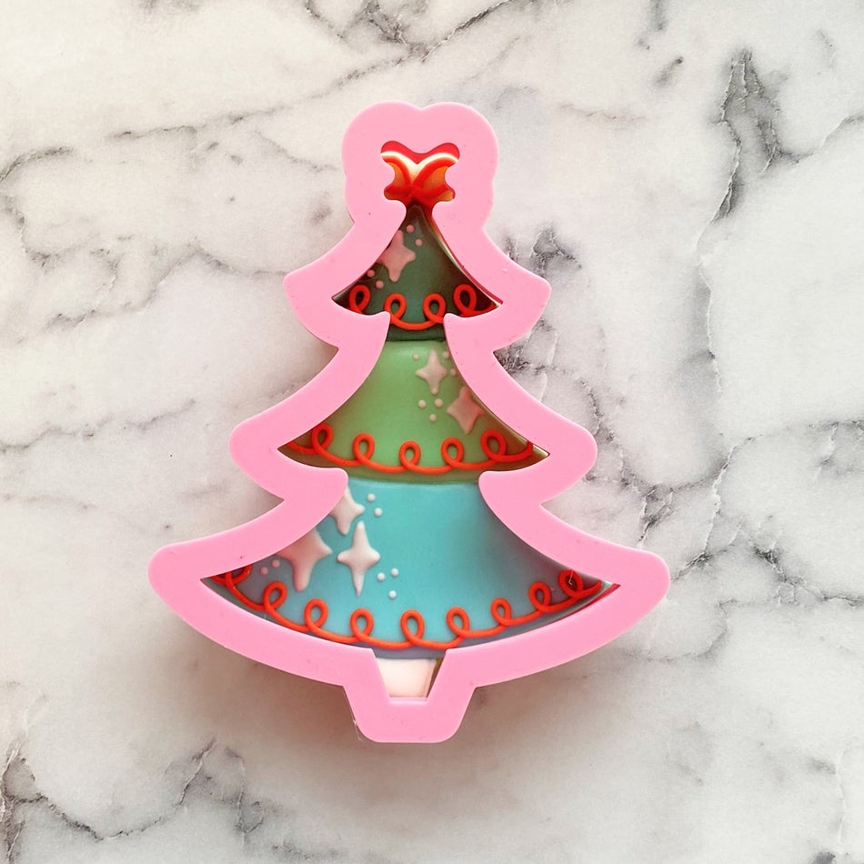 Vintage Christmas Tree Cookie Cutter