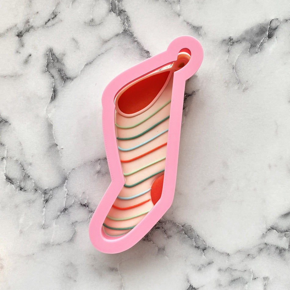 Vintage Stocking Cookie Cutter