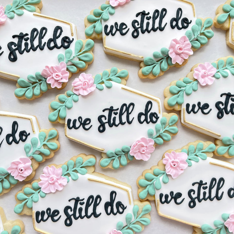 Floral Plaque Cookie Cutter