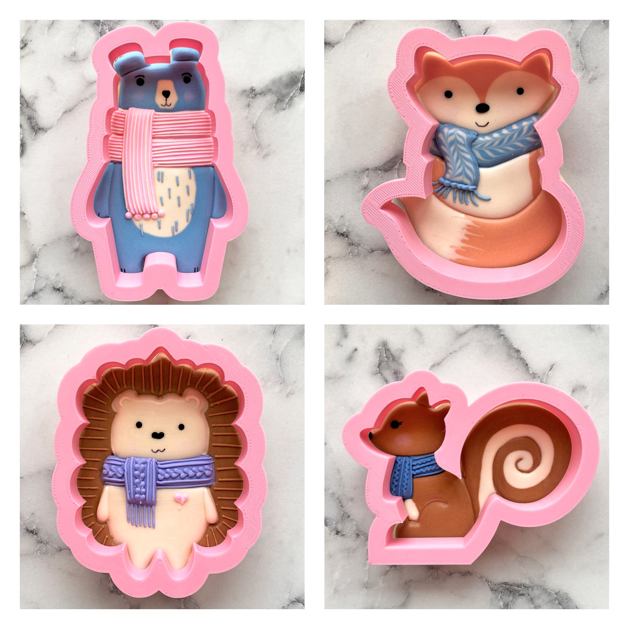 Cute Woodland Animals Cookie Cutter Set