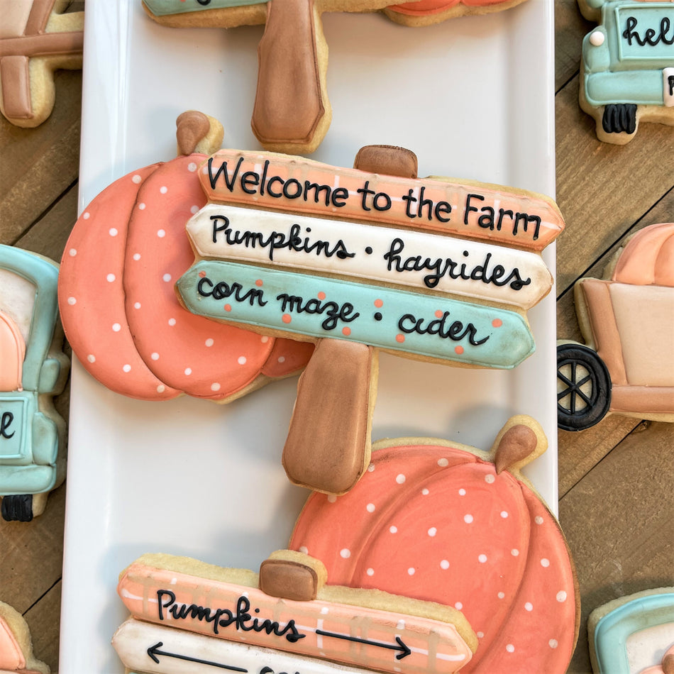 Wood Sign Cookie Cutter